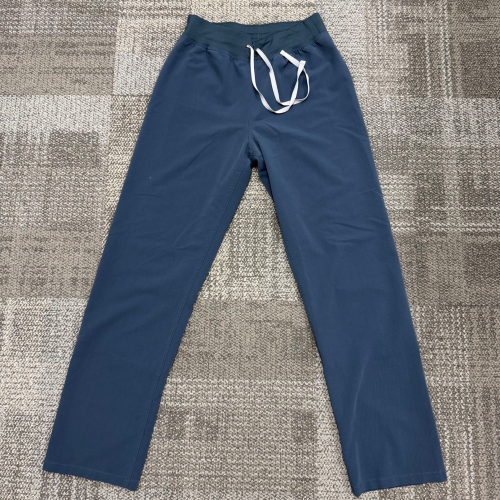 FIGS HW Livingston Scrub Pants Womens Medium-Tall PO 2914 Blue medical